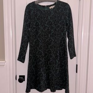 Loft Long Sleeve Swingy Dress-Size 12p